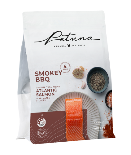 Petuna Smokey BBQ Atlantic Salmon marinated fillets